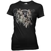 Doctor Who All Doctors and TARDIS Collage Juniors T-Shirt